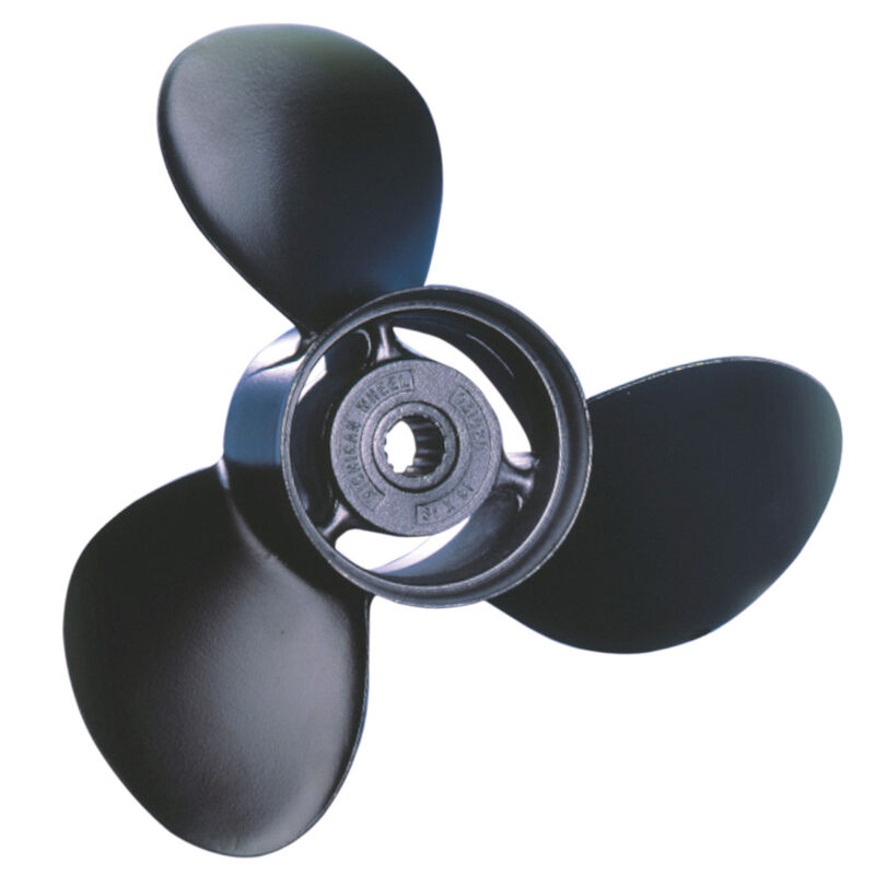Michigan Wheel 3-Blade Propeller Pressed Rubber Hub / Aluminum 13.25 dia x 17 pitch Right Hand image number 1