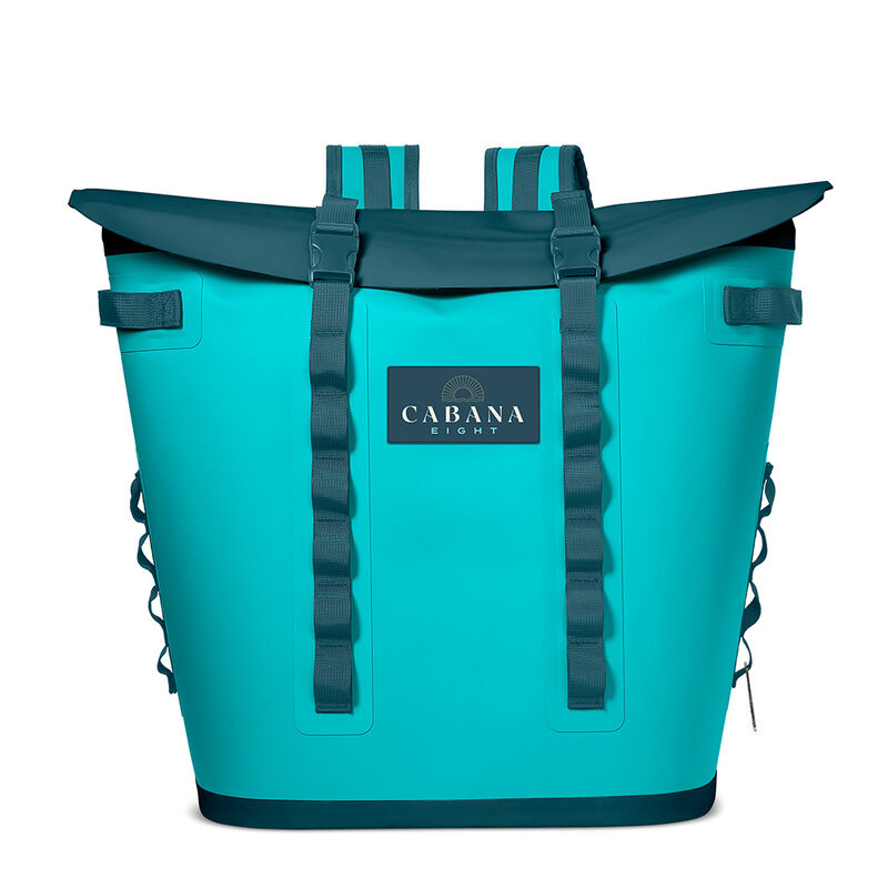 Cabana Eight Turquoise/Blue Backpack Soft Cooler 