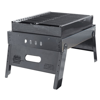 Mr. Outdoors Cookout Stainless Steel Portable Charcoal Grill