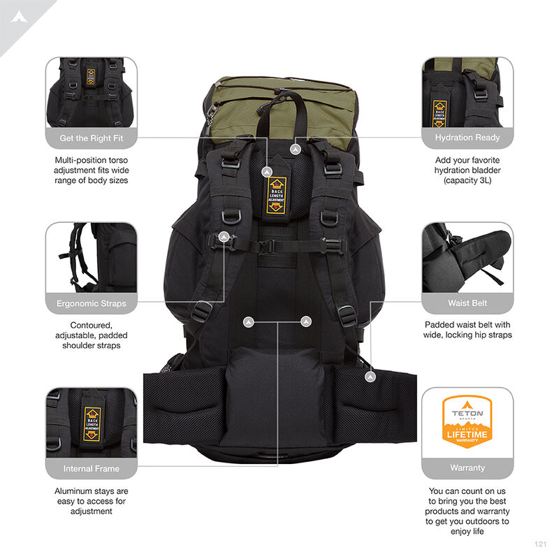Teton Sports Scout 3400 Backpack image number 17