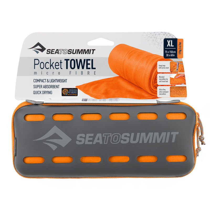 Sea to Summit Pocket Towel, Orange, Extra Large image number 2