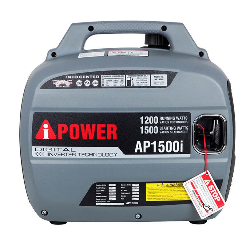 A-iPower 1500 Watt Inverter Generator image number 6