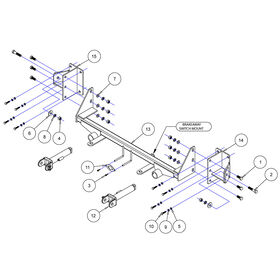 Roadmaster Direct-Connect Baseplate Kit&mdash;2018-23 Subaru Crosstrek/2017-23 Impreza (52927-5)