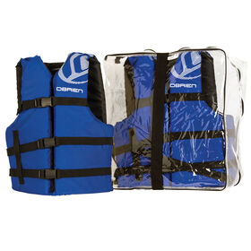 O'Brien Universal Life Jackets, 4-Pack