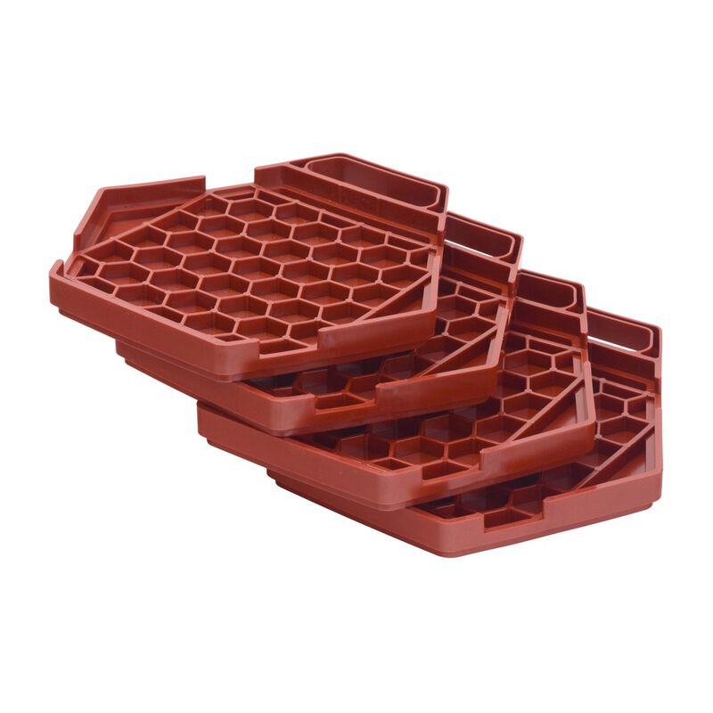 Valterra StayPut Jack Pad Small, 4 Pack, 7-1/4 x 7-1/4 in