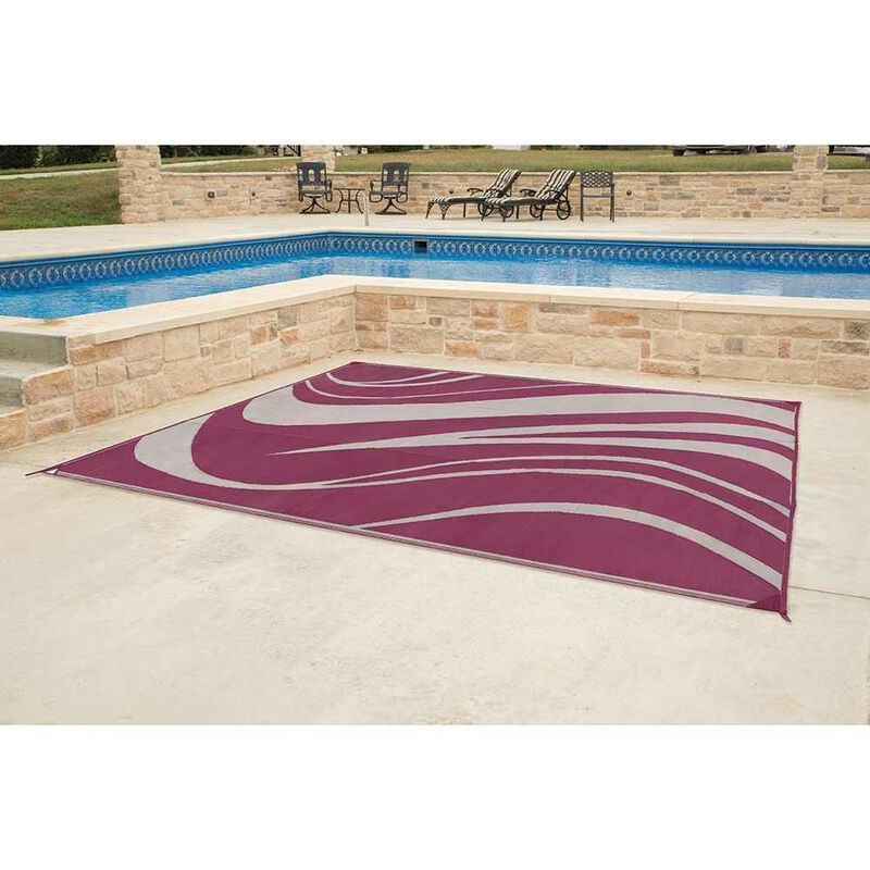 Reversible Wave Design Patio Mat image number 31