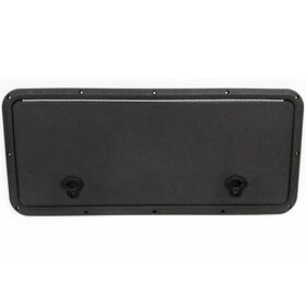 DPI Marine DPF Black Flush Series Hatch Door, 13" x 30" O.D. frame