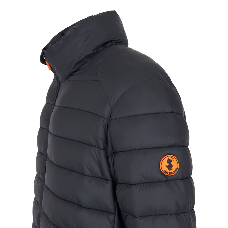 Save The Duck Men's Giga Mid Quilted Winter Coat image number 8
