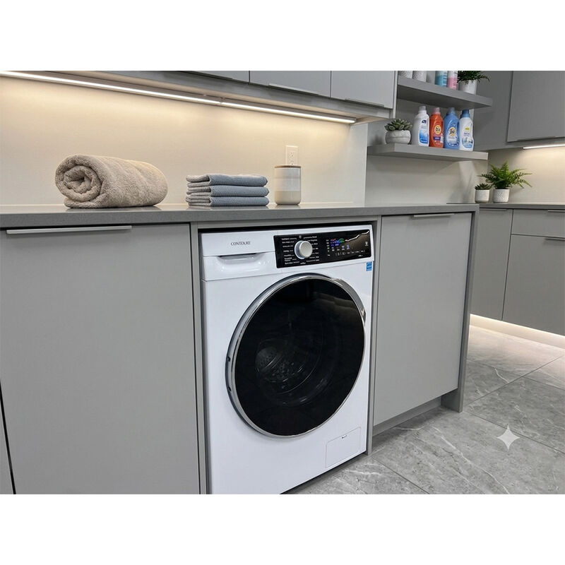CONTOURE WH-2200W 24" Stackable Front-Load Washer, White image number 3