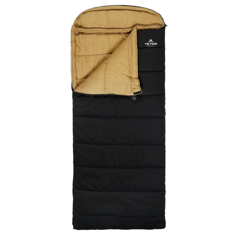 TETON Sports Deer Hunter -35°F Canvas Sleeping Bag, Right Zipper image number 1