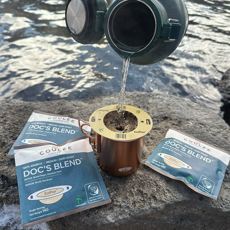 Coulee Doc's Blend Coffee, 10 Pre-Filled EcoPour Filters image number 2