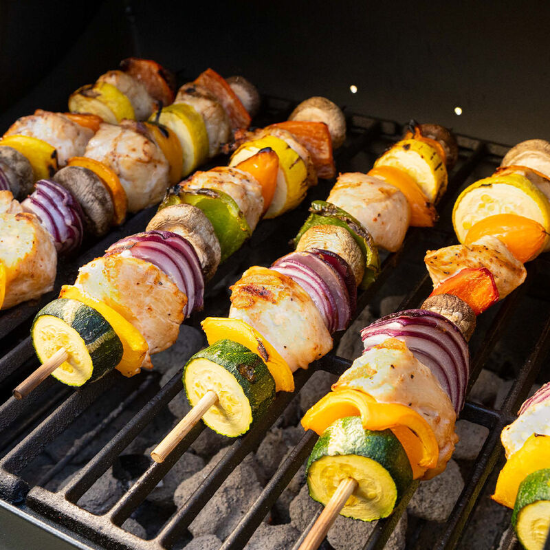 Char-Griller Side Fire Box / Tabletop Charcoal Grill, Wooden Handle image number 7