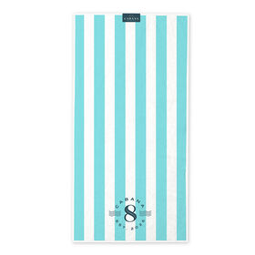 Cabana 8 Blue & White Striped Quick Dry Towel 