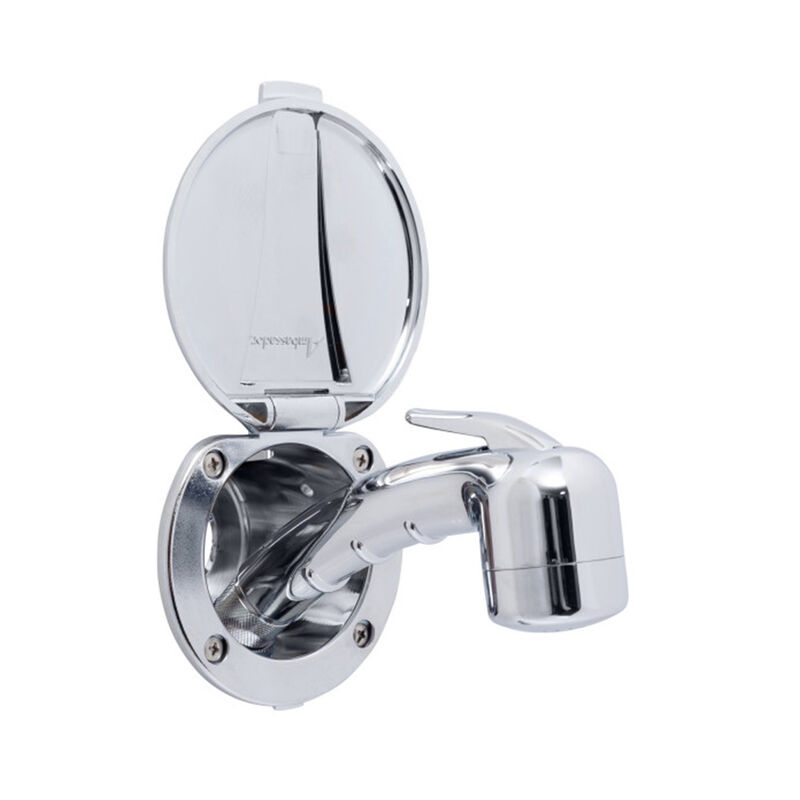 Ambassador Marine Recessed Shower, Plastic Lid, Small Sprayer image number 2