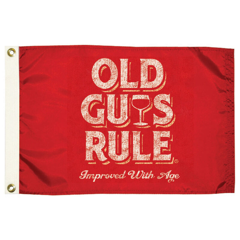 Old Guys Rule Flag, Improved With Age image number 1