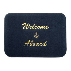 Welcome Aboard Boat Mat