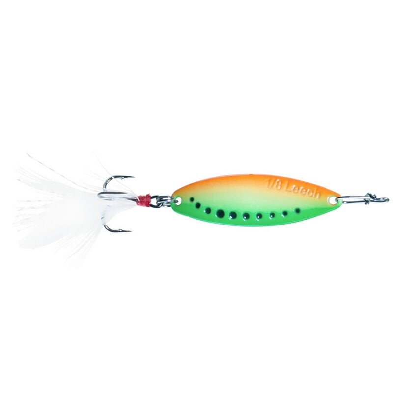 Clam Panfish Leech Flutter Spoon image number 1