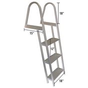 Dockmate 3-Step Stationary Dock Ladder