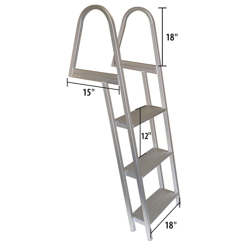 Dockmate 3-Step Stationary Dock Ladder image number 1