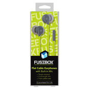 FuseBox Flat Cable Earphones with Built-in Mic