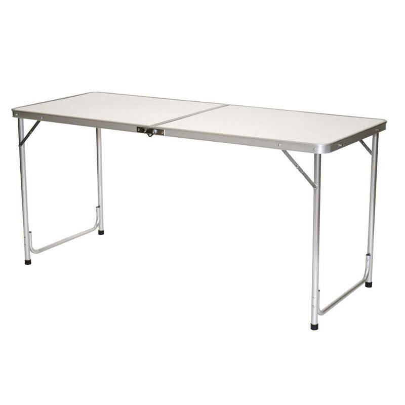 Fold 'N Half Aluminum Table, 5' image number 2