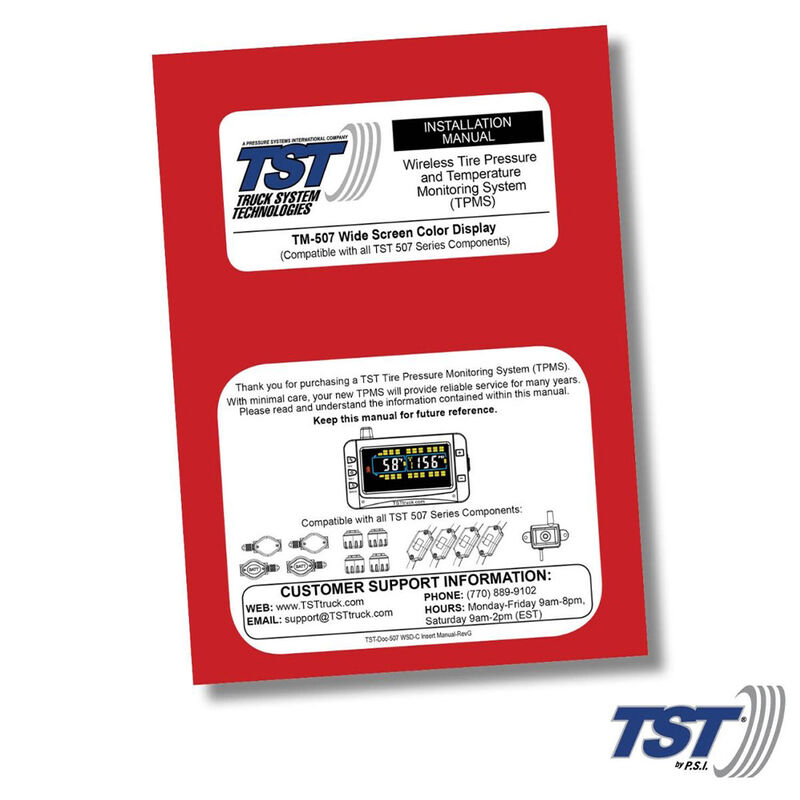 TST 507 Series Color TPMS Display image number 7