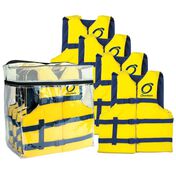 Overtons Universal Adult Life Jackets 4-pack