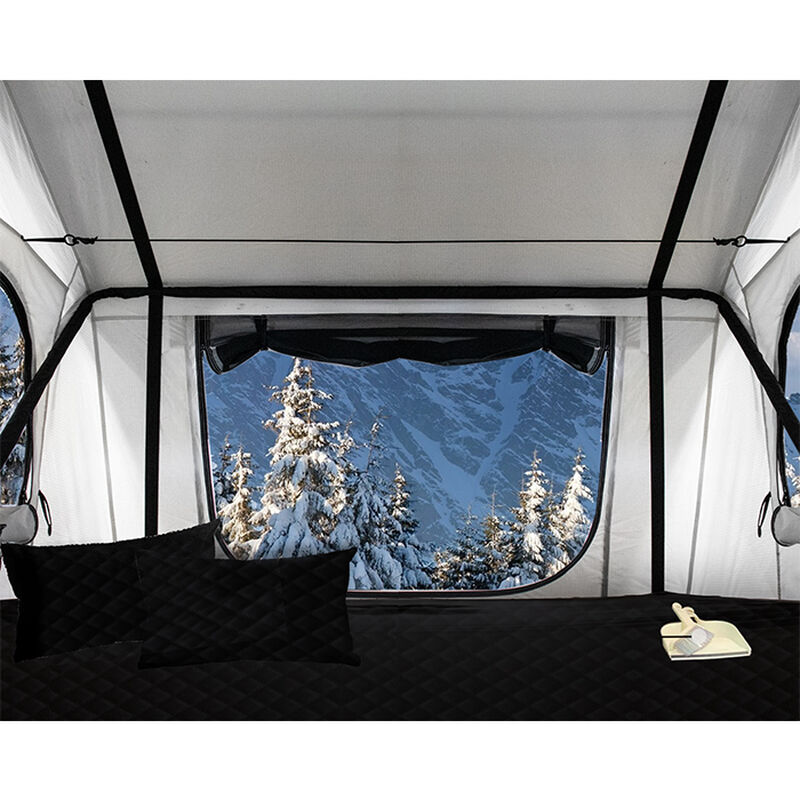 Nomadic 3 Arctic Extended Roof Top Tent, White and Dark Gray image number 6