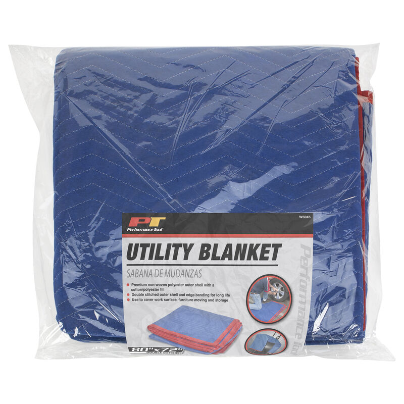 Performance Tool Moving Blanket, 80" x 72" image number 1
