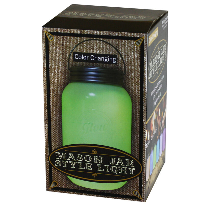 Color-Changing Mason Jar Style Light image number 3