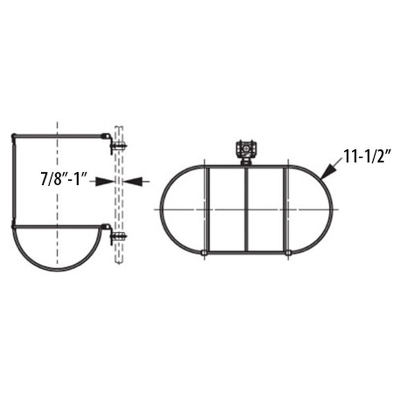 Double Fender Holder For 9" - 11" Diameter Fenders image number 4