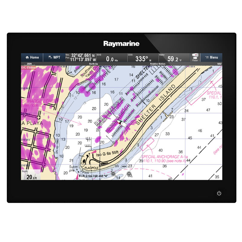 Raymarine gS165 15.4" Glass Bridge MFD With Inverted Display image number 7