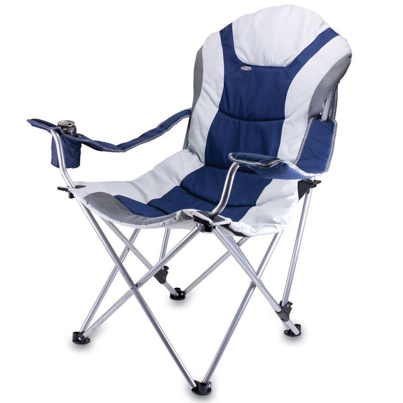Reclining Camp Chair- Navy image number 1