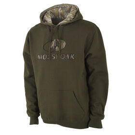 Mossy Oak Men&rsquo;s Camo Logo Pullover Hoodie