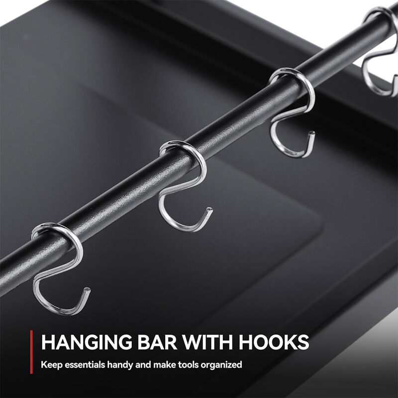 Royal Gourmet 4-Burner Gas Griddle&nbsp;with Folding Side Shelves and Legs image number 10