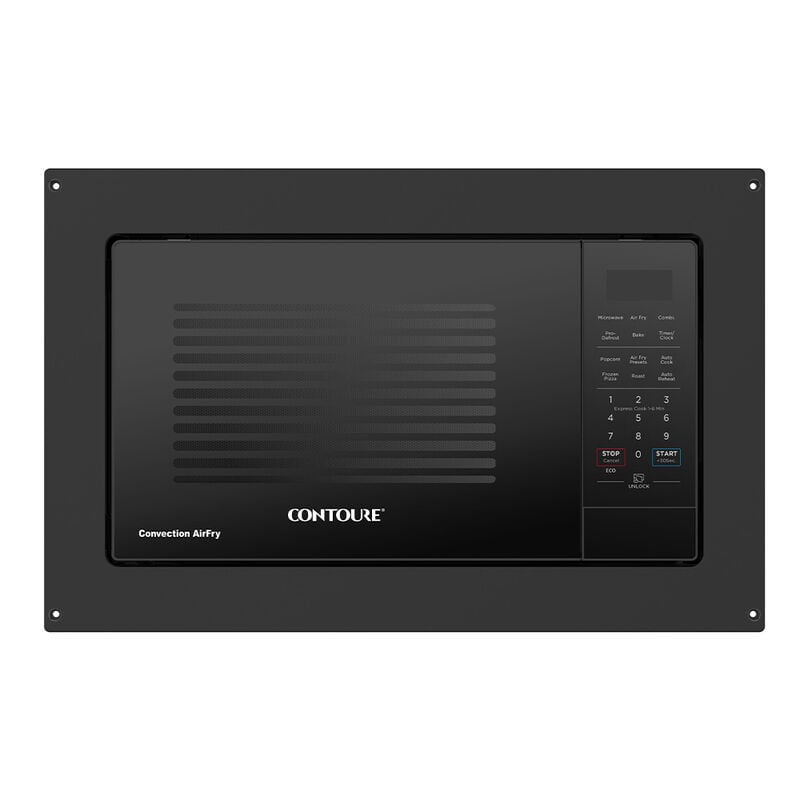 Contoure 0.9 Cu.Ft. Compact Smart Air-Fry & Power Convection Microwave - Black