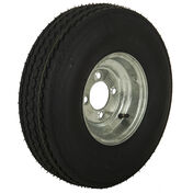 Tredit H188 5.70 x 8 Bias Trailer Tire, 4-Lug Standard Galvanized Rim