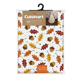 Cuisinart PEVA 60 in x 84 in Fall Leaves Tablecloth