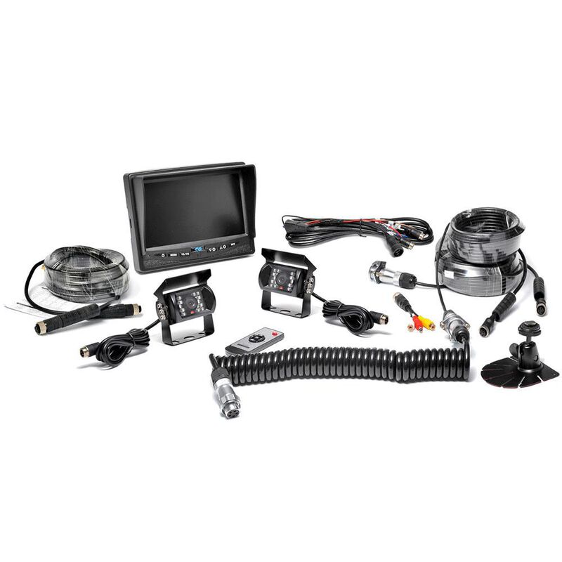 Rear View Camera System - Two Camera Setup with Quick Connect/Disconnect Kit image number 2