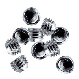 Whitecap 1/4" Stainless Steel Set Screws, 10 Pack