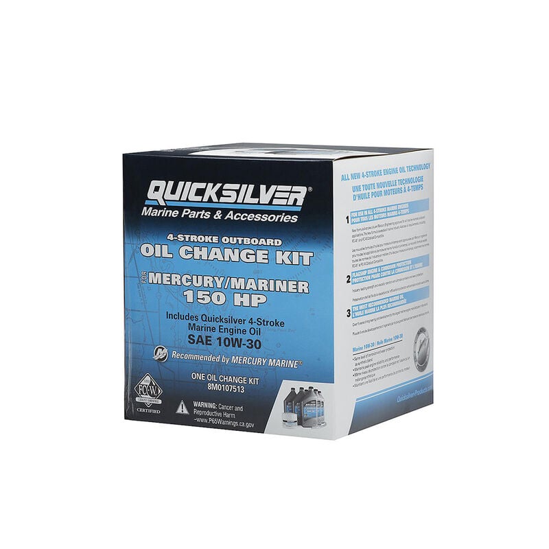 Quicksilver Oil Change Kit, 10W-30, Mercury/Mariner 150 HP Engines image number 3