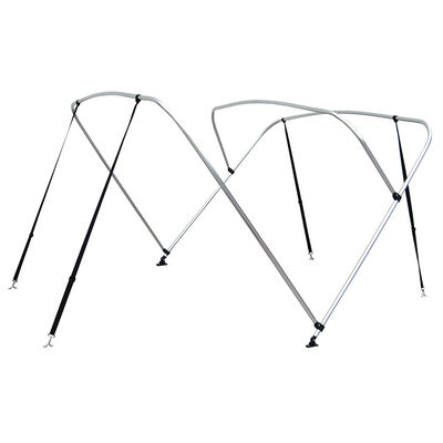 Shademate Bimini Top 3-Bow Aluminum Frame Only, 5'L x 32"H, 67"-72" Wide