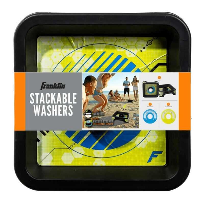 Franklin Sports Stackable Washer and Ring Toss Game image number 2