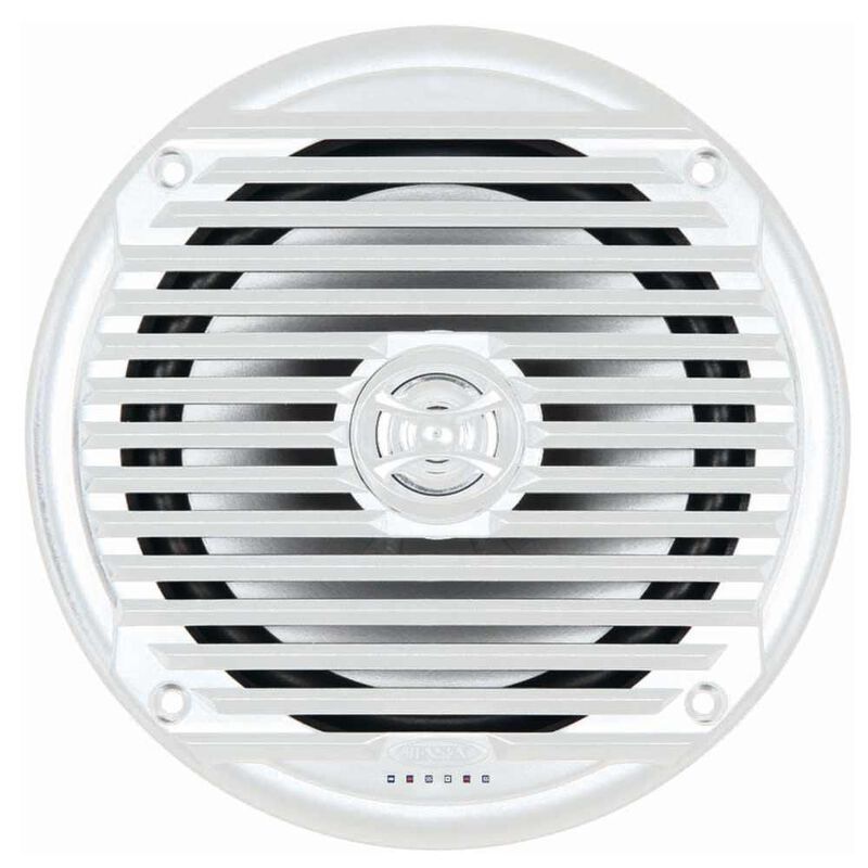 Jensen 6.5" Coaxial Waterproof RV Outdoor Speakers 2-Pack, White  image number 1