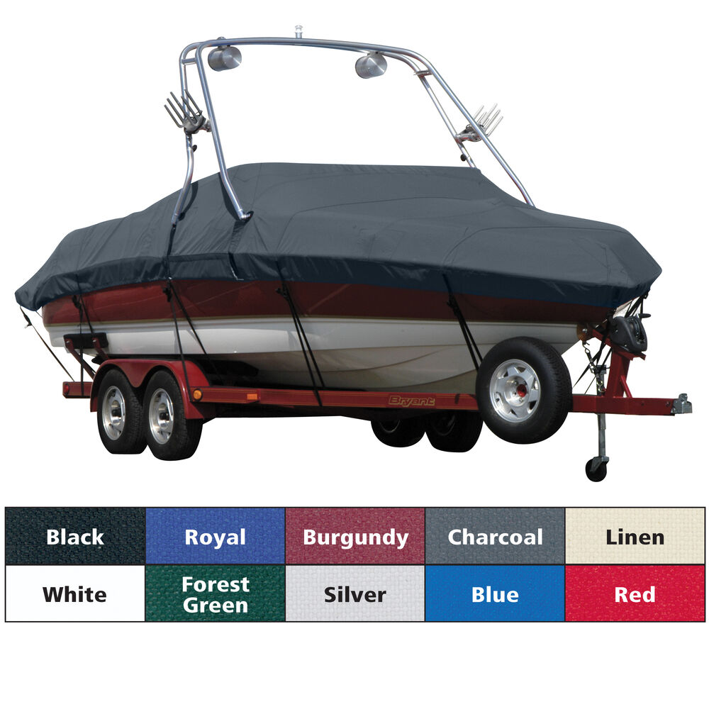 Sharkskin Boat Cover For Malibu 23 Escape W/Eci Tower Covers Platform VDrive Overton's