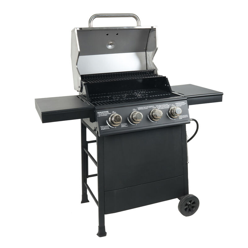 Grill Boss 4-Burner Gas Grill with Side Burner image number 8