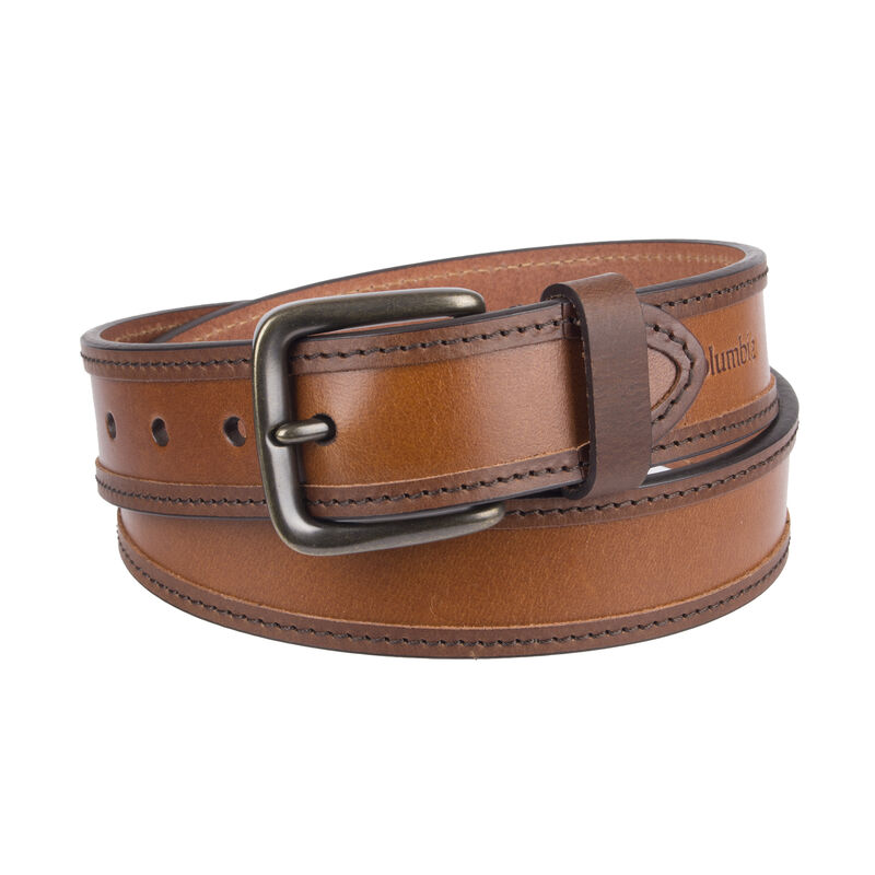 Columbia Men's Leather Logo Belt image number 1