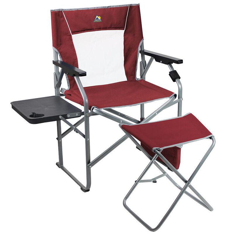 GCI Outdoor Folding Director's Chair With Ottoman image number 1