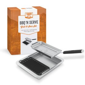 Yukon Glory BBQ 'N Serve Grill and Sear Set