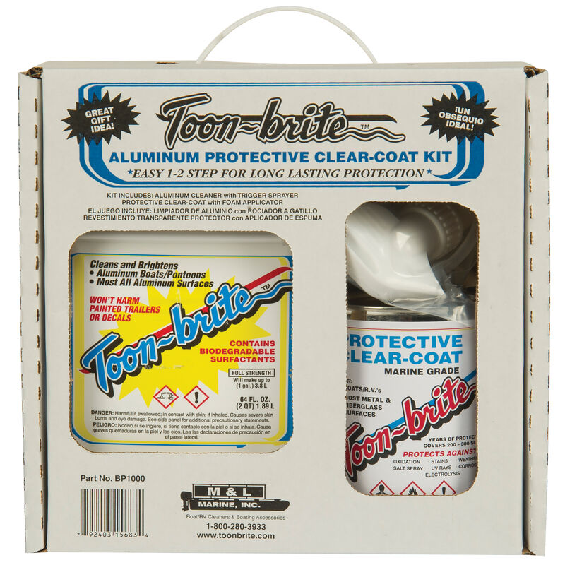 Toon-Brite Aluminum Boat Protective Clear Coat Kit image number 2